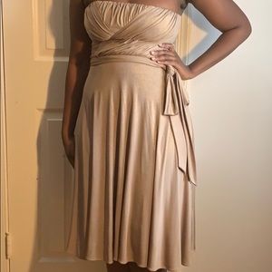 Adrianna Papell Dresses - Gold & Shimmery Cocktail Dress Adrianna Papell Dresses - Gold & Shimmery Cocktail Dress